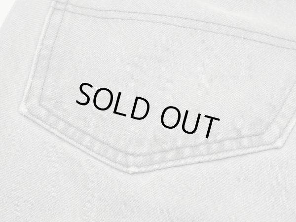 画像12: 80s LANDS'END YARN DYED GRAY DENIM PANTS W38 MADE IN USA (12)