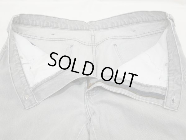 画像6: 80s LANDS'END YARN DYED GRAY DENIM PANTS W38 MADE IN USA (6)