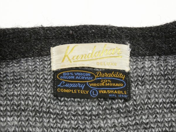 画像3: 60s Kandahar DELUXE PANEL DESIGN MOHAIR CARDIGAN (3)