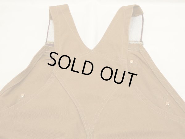 画像11: 70s Carhartt DOUBLE KNEE BROWN DUCK OVERALL DEAD STOCK ONE WASH 42×32 (11)