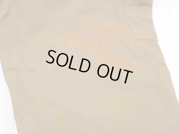 画像15: 70s Carhartt DOUBLE KNEE BROWN DUCK OVERALL DEAD STOCK ONE WASH 42×32 (15)