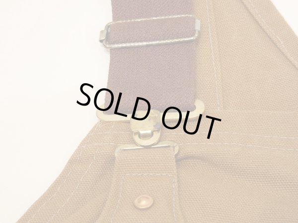 画像5: 70s Carhartt DOUBLE KNEE BROWN DUCK OVERALL DEAD STOCK ONE WASH 42×32 (5)