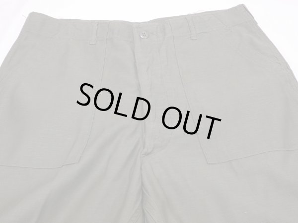 画像4: 70s '75 US ARMY OG-107 UTILITY BAKER PANTS DEAD STOCK (4)