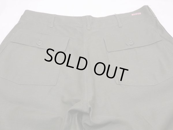 画像9: 70s '75 US ARMY OG-107 UTILITY BAKER PANTS DEAD STOCK (9)