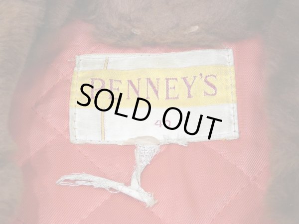 画像3: 50s PENNEY'S HORSE HIDE DOUBLE (W) RIDERS JACKET (3)