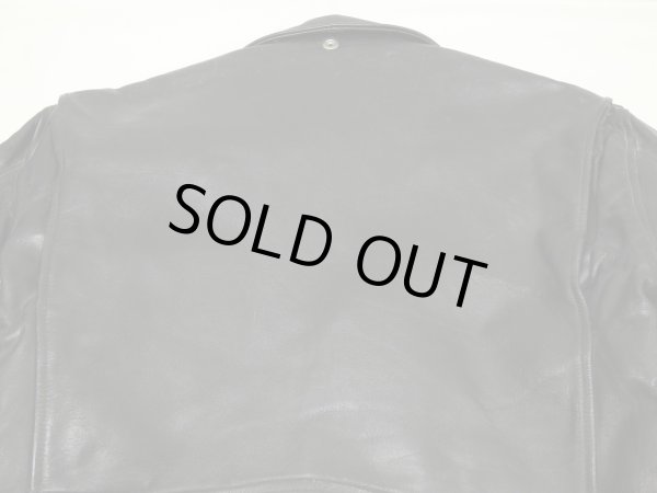 画像15: 50s PENNEY'S HORSE HIDE DOUBLE (W) RIDERS JACKET (15)