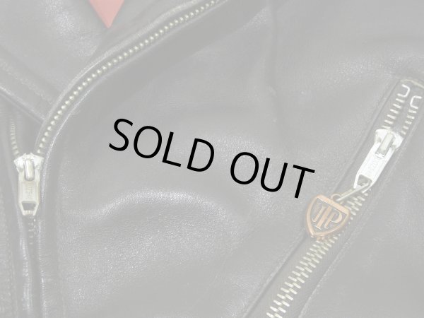 画像8: 50s PENNEY'S HORSE HIDE DOUBLE (W) RIDERS JACKET (8)