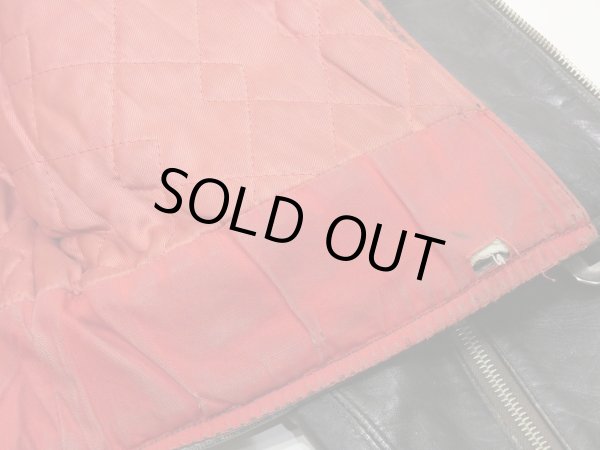 画像14: 50s PENNEY'S HORSE HIDE DOUBLE (W) RIDERS JACKET (14)