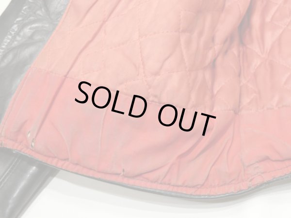 画像13: 50s PENNEY'S HORSE HIDE DOUBLE (W) RIDERS JACKET (13)