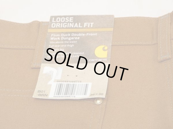 画像10: DEAD STOCK 10s Carhartt DOUBLE KNEE BROWN DUCK PAINTER WORK PANTS MADE IN USA (10)