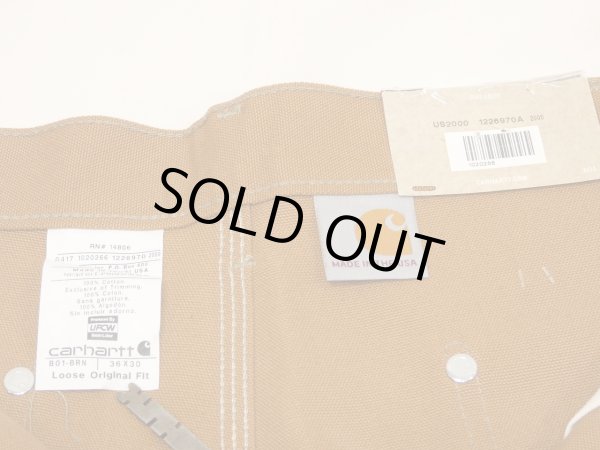 画像7: DEAD STOCK 10s Carhartt DOUBLE KNEE BROWN DUCK PAINTER WORK PANTS MADE IN USA (7)