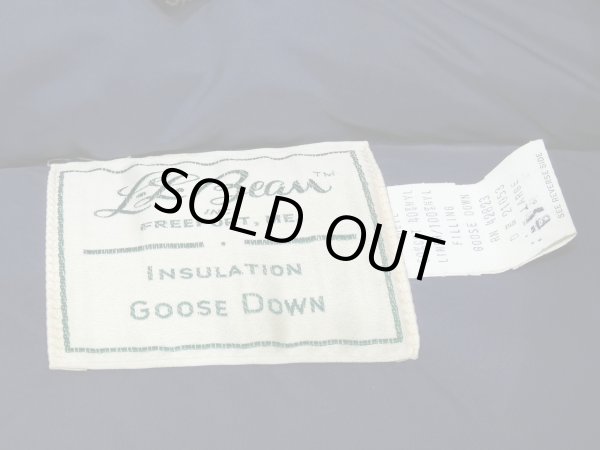 画像7: 70s L.L.Bean SCRIPT TAG GOOSE DOWN VEST MADE IN USA (7)