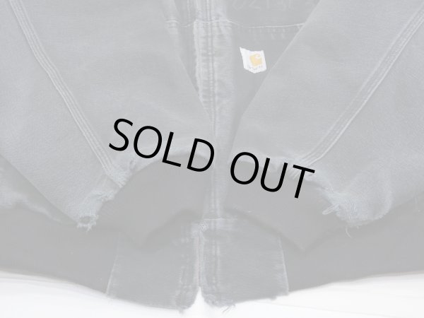 画像7: 90s Carhartt BLACK DUCK ACTIVE JACKET with STENCIL (7)