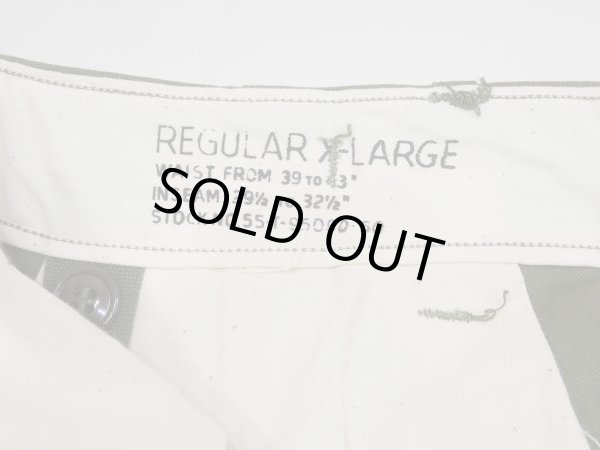 画像7: DEAD STOCK 50s US ARMY M-51 FIELD TROUSERS CARGO PANTS X-LARGE-REGULAR (7)