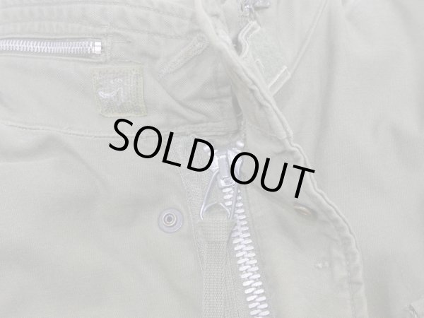 画像4: 60s US ARMY M-65 COTTON SATEEN OG-107 FIELD JACKET 1ST TYPE with AIRBORNE PATCH (4)