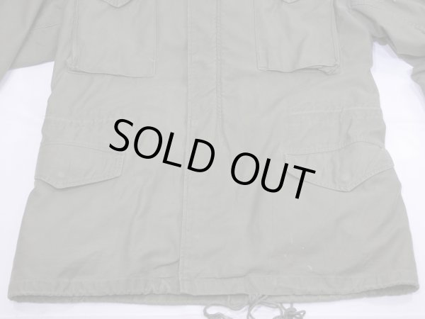 画像6: 60s US ARMY M-65 COTTON SATEEN OG-107 FIELD JACKET 1ST TYPE with AIRBORNE PATCH (6)