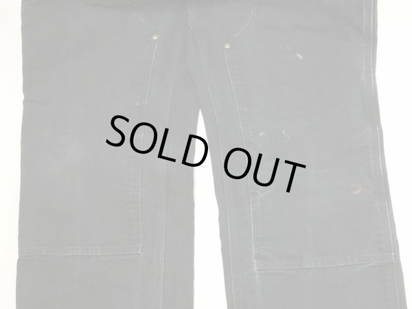 画像6: 10s Carhartt DOUBLE KNEE BLACK DUCK PAINTER WORK PANTS MADE IN USA (6)