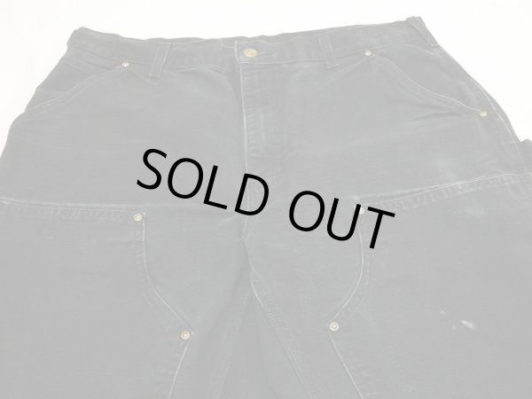 画像4: 10s Carhartt DOUBLE KNEE BLACK DUCK PAINTER WORK PANTS MADE IN USA (4)