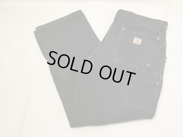 画像3: 10s Carhartt DOUBLE KNEE BLACK DUCK PAINTER WORK PANTS MADE IN USA (3)