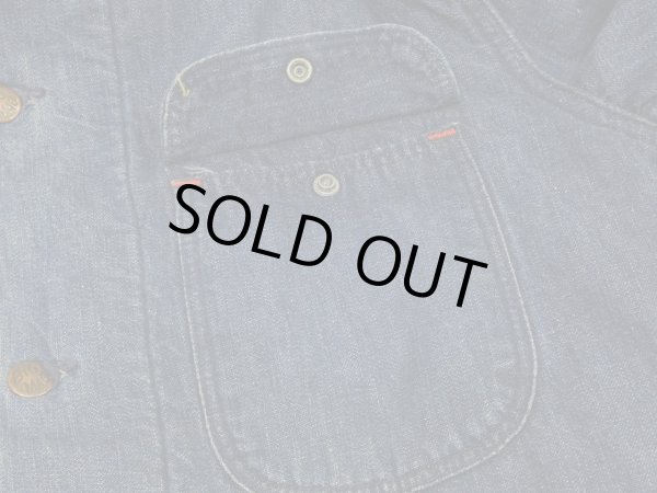 画像6: 50s PENNEY'S BIG MAC DENIM CHORE JACKET COVERALL with BLANKET LINER (6)