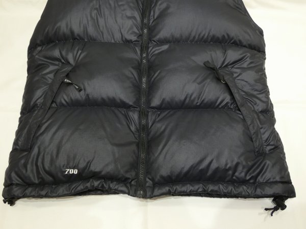 画像6: 90s THE NORTH FACE BLACK×BLACK NUPTSE DOWN VEST (6)