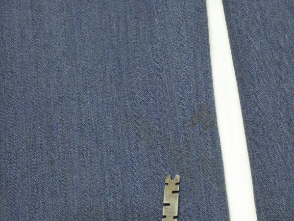 画像13: 50s UNKNOWN TWO TUCK WOOL GABARDINE SLACKS PANTS (13)