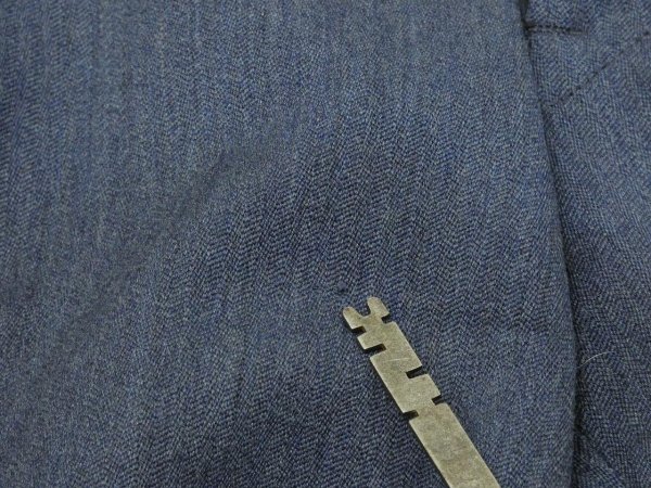 画像9: 50s UNKNOWN TWO TUCK WOOL GABARDINE SLACKS PANTS (9)