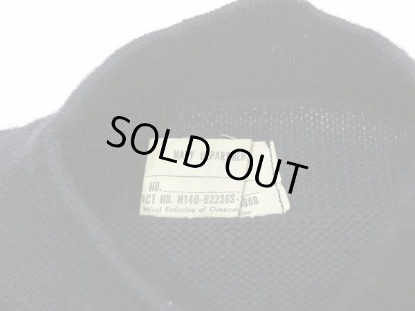 画像4: 50s US NAVY USN GOB DECK SWEATER (4)