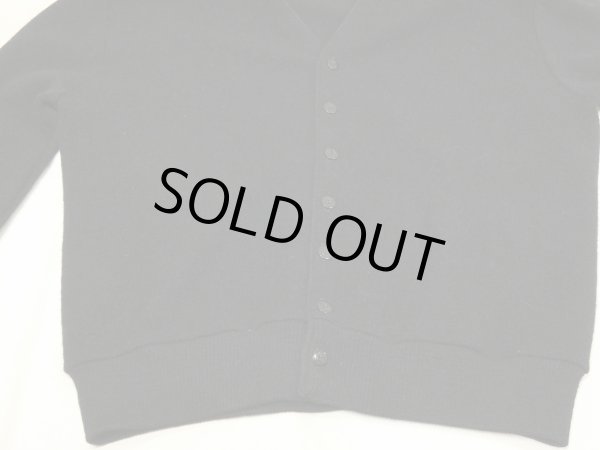 画像7: 80s ROBERT BRUCE BLACK WOOL CARDIGAN 2XL (7)