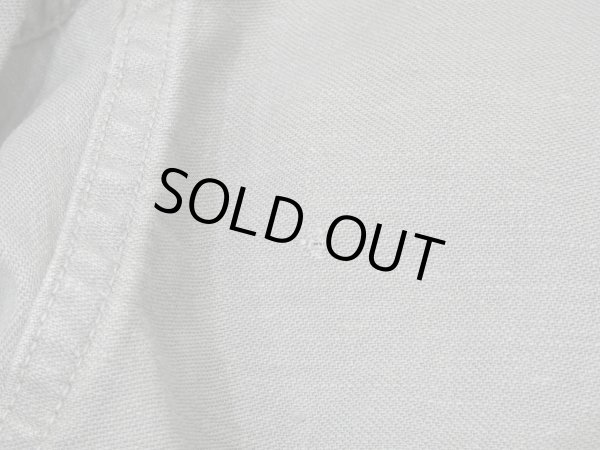 画像11: 60s '61 US AIR FORCE USAF SAGE GREEN SHADE 509 COTTON SATEEN UTILITY SHIRT 2nd TYPE (11)