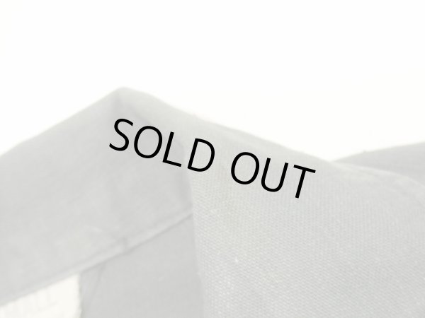 画像4: 60s '61 US AIR FORCE USAF SAGE GREEN SHADE 509 COTTON SATEEN UTILITY SHIRT 2nd TYPE (4)