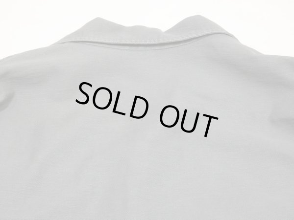 画像10: 60s '61 US AIR FORCE USAF SAGE GREEN SHADE 509 COTTON SATEEN UTILITY SHIRT 2nd TYPE (10)