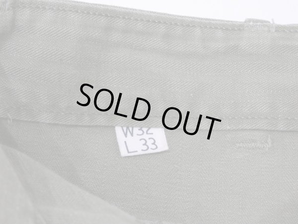 画像7: 40s US ARMY M-43 HBT TWILL UTILITY TROUSERS PANTS (3) (7)