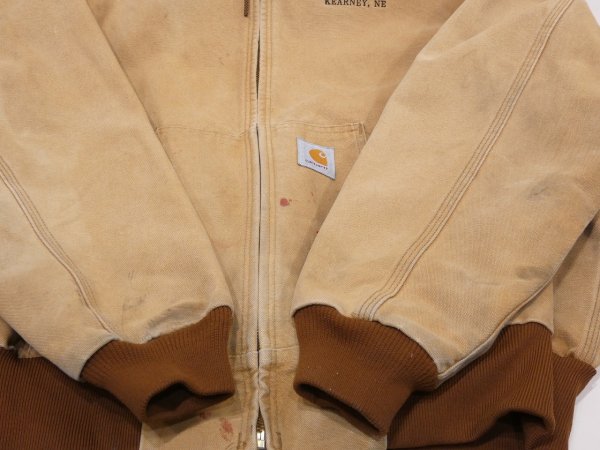 画像10: 80s Carhartt BROWN DUCK ACTIVE JACKET MADE IN USA (10)