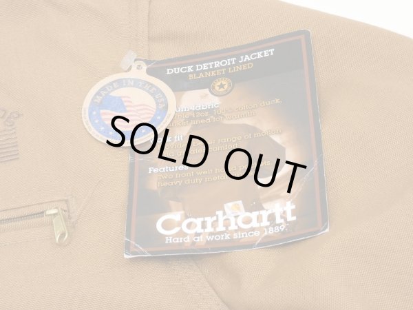 画像6: DEAD STOCK 00s Carhartt BROWN DUCK DETROIT JACKET MADE IN THE USA (6)