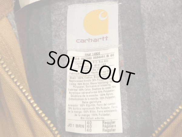 画像3: DEAD STOCK 00s Carhartt BROWN DUCK DETROIT JACKET MADE IN THE USA (3)