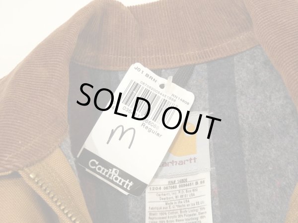 画像4: DEAD STOCK 00s Carhartt BROWN DUCK DETROIT JACKET MADE IN THE USA (4)