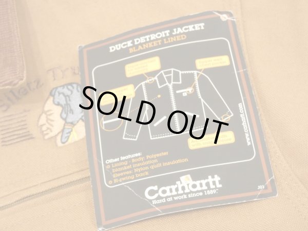 画像7: DEAD STOCK 00s Carhartt BROWN DUCK DETROIT JACKET MADE IN THE USA (7)