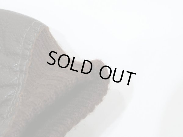 画像9: 30s 40s ARMY AIR FORCE AAF TYPE A-10 PILOT LEATHER GLOVE (9)