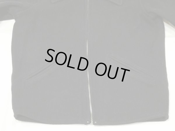 画像6: 30s UNKNOWN GROMMET ZIPPER WOOL SPORTS JACKET (6)