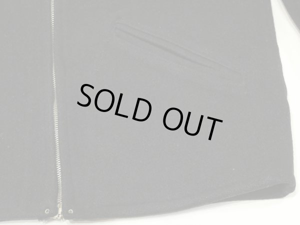 画像9: 30s UNKNOWN GROMMET ZIPPER WOOL SPORTS JACKET (9)