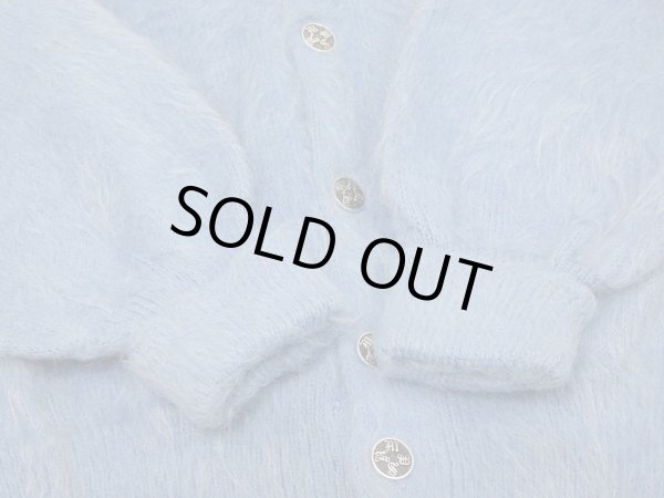 画像6: 60s UNKNOWN SHAGGY MOHAIR CARDIGAN FIT LIKE A LARGE (6)
