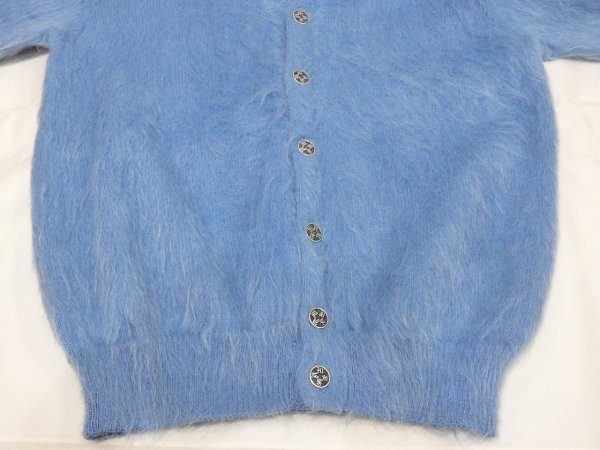 画像4: 60s UNKNOWN SHAGGY MOHAIR CARDIGAN FIT LIKE A LARGE (4)