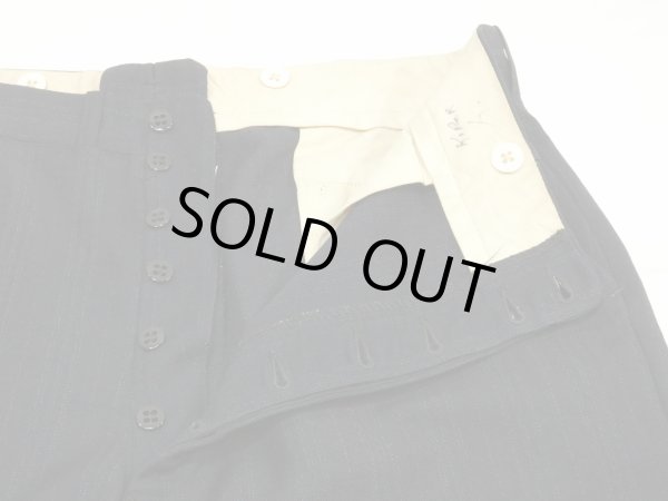 画像6: 30s UNKNOWN LATTICE WOOL TROUSERS PANTS SLACKS with NRA CODE (6)