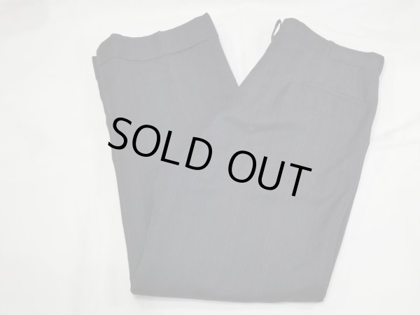 画像3: 30s UNKNOWN LATTICE WOOL TROUSERS PANTS SLACKS with NRA CODE (3)