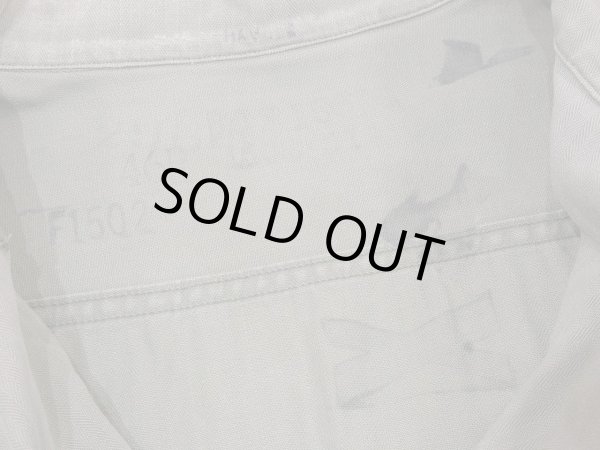 画像4: 40s US ARMY M-41（M-42) TWO-TONE HBT HERRINGBONE TWILL UTILITY JACKET 1st TYPE (4)