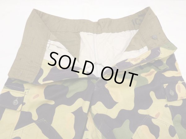 画像6: DEAD STOCK 60s CZECHOSLOVAKIA ARMY SARAMANDER CAMO CARGO PANTS   (6)