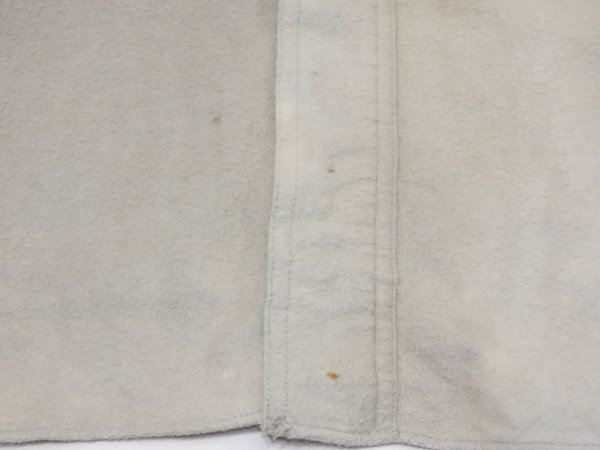 画像11: 30s NATIONAL QUALITY COTTON FLANNEL WORK SHIRT with CHIN STRAP (11)