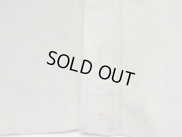 画像11: 30s NATIONAL QUALITY COTTON FLANNEL WORK SHIRT with CHIN STRAP (11)