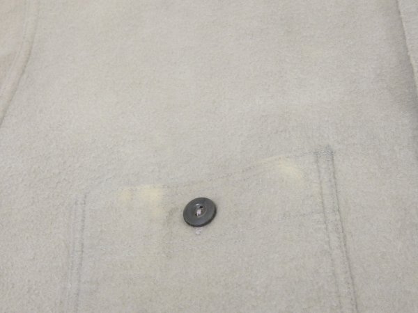 画像7: 30s NATIONAL QUALITY COTTON FLANNEL WORK SHIRT with CHIN STRAP (7)